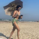 Sakshi Pradhan Instagram – 💨 ☂ 🛵 Just Beachy 🌊🍃 ☀️