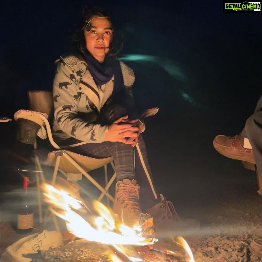 Sakshi Pradhan Instagram - Routine Night Safari 🔥 🕵🏼♀️ 😝 #Animalspotting #bluebulls #jackal #hare #moonlit #bonfire #wineanddine #jungle Punjapura