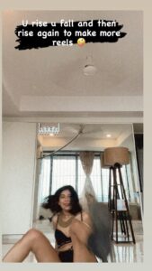 Sakshi Pradhan Instagram - #newobsession 🙈 #dontbeperfect #watchtilltheend 🖤☺️

#sehribabu #trendingreels #reelitfeelit

#danceobession 
#Shootdance 
#happyhuman 
 #chillvibes #contemporary #instagram #trend #trending #snehithane #enjoywhatyoudo #reels #instadance #instareels #indiantouch #cinderella #feelitreelit #sakshipradhan #music #indiandance #instagood
#happypeople #homegrown hhj