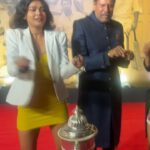 Sakshi Pradhan Instagram – #83 #83thefilm #premier with the man himself🤍 #KapilDev 🏏