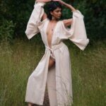 Sakshi Pradhan Instagram – #Eternal #Jungle🦚#dance.
#Sound of the #wind.
#Learning #Harmony and #Balance.
#Soul #hums #free.
#loveliness of #woods #before #Sunrise.

Outfit – @chintamanialchemistry @chintamani_alchemistry_goa 

📸 @storyofaframe

#Earthseries