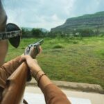 Sakshi Pradhan Instagram - If you can read this you’re in #Range 🧿 ❤️ #doomsday #preparationforzombieapocalypse #shotgun #4.8 #shotgunshell #anygiventuesday #happyseptember #saynotohunting Madhya Pradesh