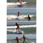 Samara Tijori Instagram - I fell, I did somersaults in the water and drank a lot of it, I also cut my foot BUT, nothing compares to how HAPPY I was and the rush I had 🏄🏻‍♀️