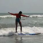 Samara Tijori Instagram - I fell, I did somersaults in the water and drank a lot of it, I also cut my foot BUT, nothing compares to how HAPPY I was and the rush I had 🏄🏻‍♀️