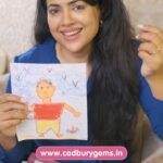 Sameera Reddy Instagram - I get to keep Hans & Nyra’s art forever❤️I turned them into NFTs through Cadbury Gems Junior NFT! Now I’m buying them for myself and in the process also contributing towards helping educate underprivileged children 🌟 You can buy your child’s or any other child’s art/NFTs and help contribute to this wonderful cause too! Go get your NFTs now! #CadburyGems #GemsJrNFT #ad