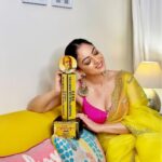 Sandeepa Dhar Instagram – Gratitude ❤️ #dadasahebphalkeaward 
@dpiff_official 
Promising to justify the most promising actor on OTT 🫰🏻