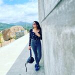 Sangeetha Bhat Instagram - "If you wish to know the divine, feel the wind on your face and the warm sun on your hand.” —Buddha #sangeethabhat #sangeethabhatsudarshan #actress #actresstheunknown #selflove #natureschild #gratitude #grateful #naturelover #mandaragirihills #trekking #karnataka #tumkur #bengaluru Mandaragiri Hills