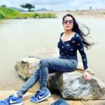 Sangeetha Bhat Instagram - "If you wish to know the divine, feel the wind on your face and the warm sun on your hand.” —Buddha #sangeethabhat #sangeethabhatsudarshan #actress #actresstheunknown #selflove #natureschild #gratitude #grateful #naturelover #mandaragirihills #trekking #karnataka #tumkur #bengaluru Mandaragiri Hills