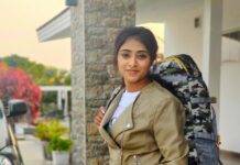 Sangeetha Sringeri Instagram - Anu is all set for the release of #ManasellaNeene song from #LuckyMan tomorrow at 11:11am, one more special announcement coming soon.. My bags are packed, See you tomorrow