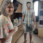 Sangeetha Sringeri Instagram - one messy scene, i must say! Stills from beautiful scenes of #Luckyman @darling_krishnaa did u watch it yet? watch now, Lucky man available in theatres nearby