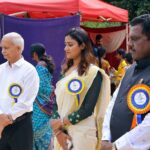 Sangeetha Sringeri Instagram - I have the honor to be invited as the chief guest for the hoisting of the flag on the Independence day by the principal, Mr. P S Khot sir at Patel Public School. It is with great pleasure that I was felicitated by the principal. He has been an inspiration of mine from my childhood days.