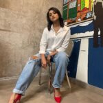 Sangeetha Sringeri Instagram - 🤍 Styled by my love @joe_elize_joy 🤍 Hair Stylist @jayaram_dasarla Make Up @manisunkara1998