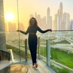 Sangeetha Sringeri Instagram - Amazing amazing #Dubai Outfit @laxmikrishnaofficial Styling @joe_elize_joy hairstylist @makeupwith_manju location @taj.jlt Jlt Dubai