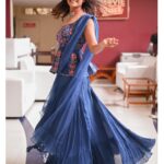 Sangeetha Sringeri Instagram – Blue my favourite 🦋

fell in love with this outfit by @aiwasilks 

Thank you so much @joe_elize_joy for styling me 
and @makeupbynandininr for making me look as requested, u were perfect as always 

and of course @vageeshkanth for clicking these beautiful still from the launch event