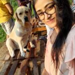 Sangeetha Sringeri Instagram - I have a selfie with herr..... Yeaaay 😉 #FanOfDharma #Devika #777Charlie @charlie_thesuperstar 😍