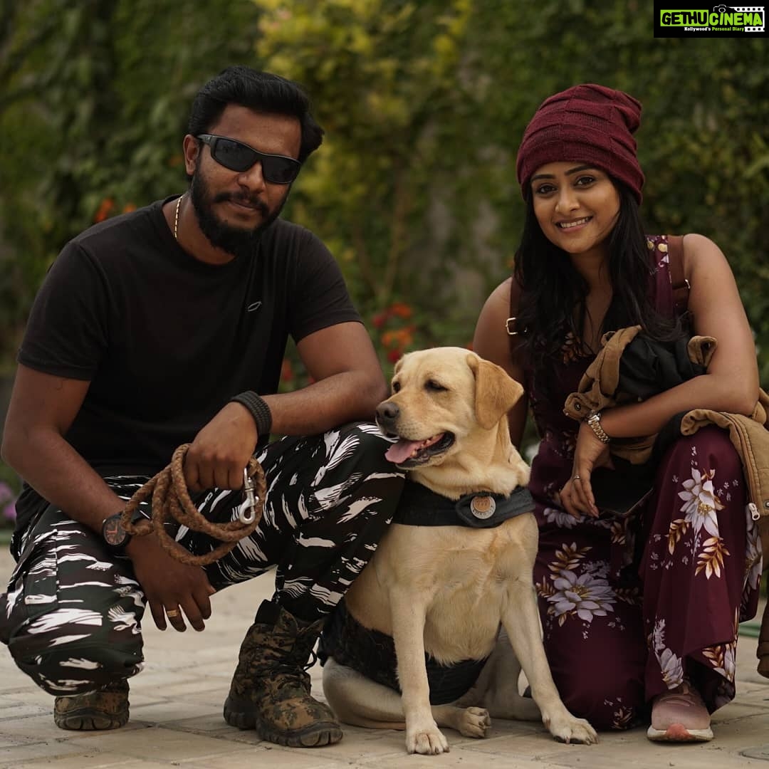 Sangeetha Sringeri Instagram - Along with the amazing @dk9pramod 😁 and lovely #Charlie