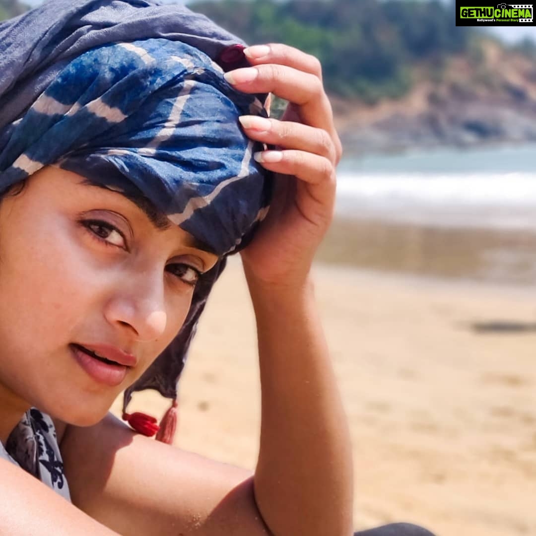 Sangeetha Sringeri Instagram - #noMakeUp Gokarna Om Beach