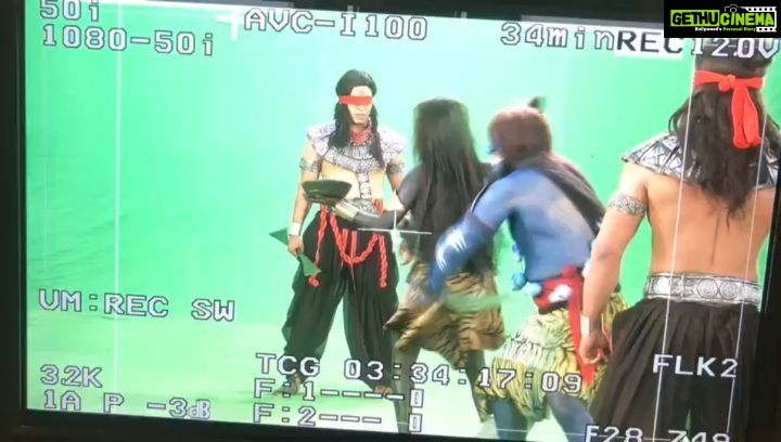 Sangeetha Sringeri Instagram - #haraHaraMahadeva #specialEpisode #todaysepisode #Veerbadra #Mahakaali if u wanna know whats the final output don't miss to watch todays episode of hara hara mahadev only at Star Suvarna at 7:30pm