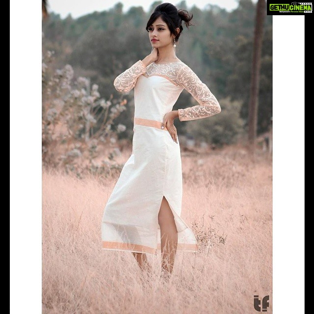 Sangeetha Sringeri Instagram - Begin a day with a fresh start #Sherins_design #tanvin_photography
