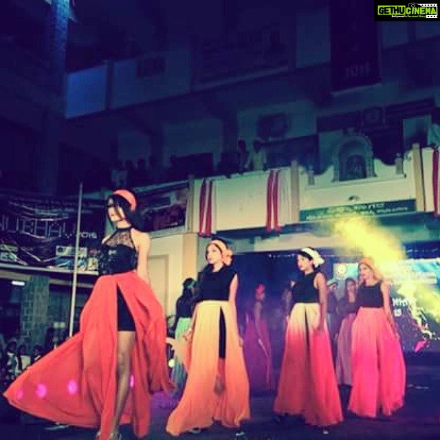 Sangeetha Sringeri Instagram - Clothes aren't going to change the world. The women who wear them will. #FashionShow #mescollege #1stPrize #collegeMemories #cZarinas