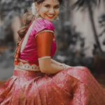 Sanjana Anand Instagram - Happy varamahalakshmi habbaaaaaa to all you amazing people ❤️ Also, in love with this beautiful song from #badavarascal !!😍 You guys look amazing!! @amrutha_iyengar @dhananjaya_ka @vasuki_vaibhav_ . . Mua : @makeoverwith_bhavyanaik Wearing : @nineonine_designstudio Jewelry: @sriganeshselectionsblr Pc : @candidclicks1