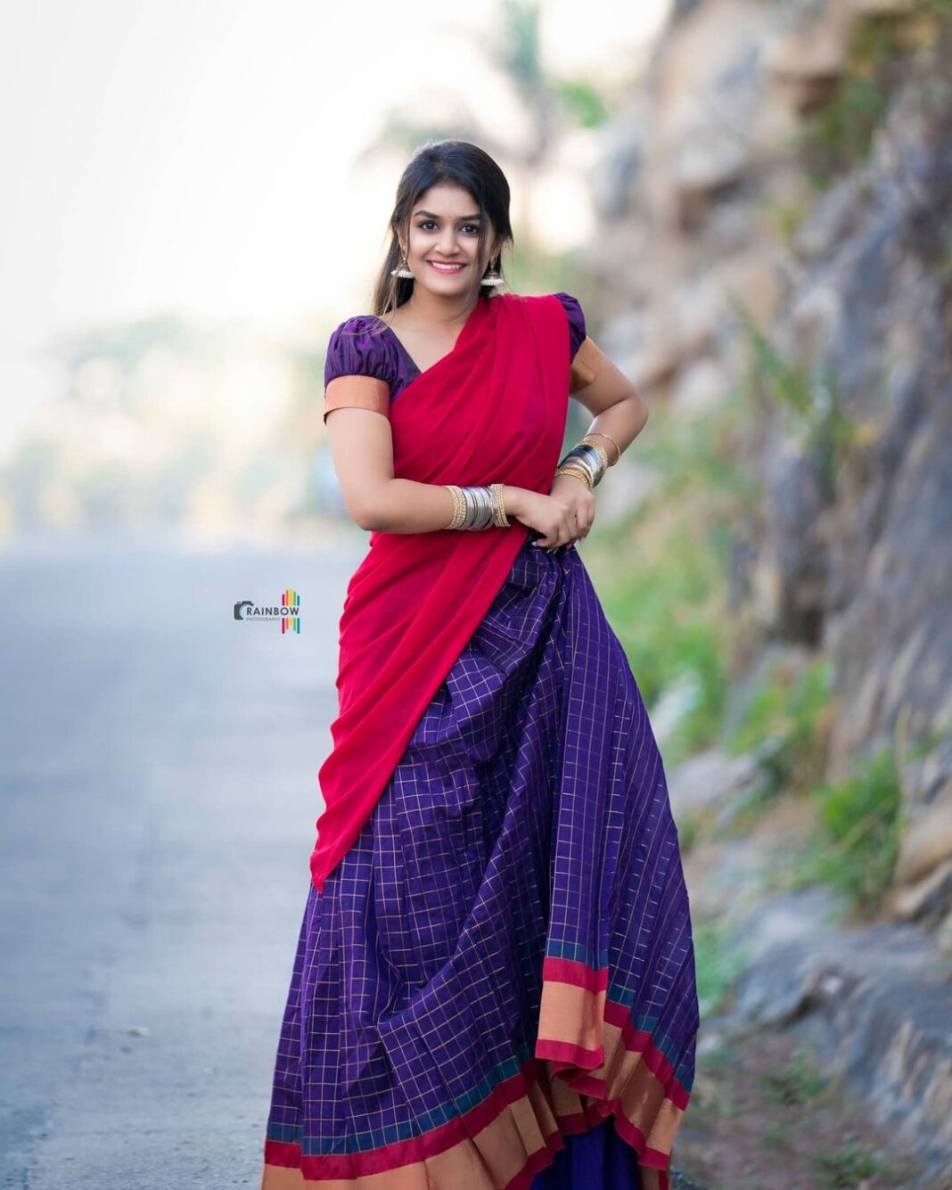 Sanjana Anand Instagram - Just 🦋 . . @rainbow_photography_official @ragasutra_by_kavyaharish