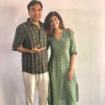 Sanjana Sanghi Instagram - After months of quiet prep, we finally get to scream it out loud! My next!! 🎥 Pankaj Da, batting alongside you on the acting pitch playing father & daughter in our special special film - is the stuff of dreams. @pankajtripathi 🙏🏻♥️ @aniruddhatony - Tony Da, you are a visionary & getting to be under your warm tutelage and and guidance is such an honor & pleasure. I truly hope I do justice to your incredible vision. Thank you @virafsarkari @wizfilms.in @mahesh.ramanathan #HTStudios for entrusting me with bringing such a poignant story to life. All along side the loveliest artists @par_vathy @pareshpahuja @jaya.ahsan ⚡️ Filming has begun! . . @pankajtripathi @kvn.productions @shyam_sunder_official #IndraniMukherjee #opuscommunication
