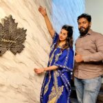 Sanjjanaa Instagram - Like you know I am very passionate about upgrading the interiors of my home .. it was so difficult for me to find the right kind of wallpapers at the right price … after scouting around the whole town I found the best collection at @mandarin_decors .. I had a wonderful experience working with them. We started installation of my wall at 2 PM as I had a busy morning .. and there team was so dedicated and hard-working that we continue to work till 3 AM until the entire installation of three various wallpapers was done …. I enjoyed my work experience with @mandarin_decors completly .. and they are priced very economically & are having a affordable price tag for all .. I would definitely recommend you all to redo your homes and beautify them with @mandarin_decors . Make up by @official_dermacol_india @iyra_designstudio 👗