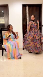 Sanjjanaa Instagram - Make up@products by @official_dermacol_india Wearing lovely maternal friendly gowns from @momzjoy , so you can explore the feeding zip if needed or you can just let it be … as it’s concealed. I love these gowns from #momzjoy as they are so classy and comfy as daily wears … also Chq out there new winter collection … and there dressy salwars ,.. ❤️ ##instamom #instababy #indianactress #princealarik #indianmom #indiankids #indiankidswear #actressmomhustle #justborn #indiancelebrity #indiancelebrities #momtobe #sanjjanaa #sanjanagalrani #sanjana #sanjjanaagalrani Karnataka, Bangalore