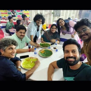Santhosh Prathap Instagram - Last batch of pictures from the sets of #cwc @evpfilmcity 
I hope you’ll always remember all the great memories we created ❤️

Thank you once @mediamasons and @vijaytelevision and the whole crew of #cwc for all the beautiful moments that I’ll always forever treasure 💝