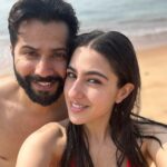 Sara Ali Khan Instagram - Sea you 🔜 @varundvn