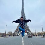 Sathish Krishnan Instagram – EAGLE MODE ON .Here i come ACCOR ARENA PARIS . #onceuponatimePARIS. #ANIRUDHLIVE #CHOREOGRAPHER pc: @kebajer #airjordan