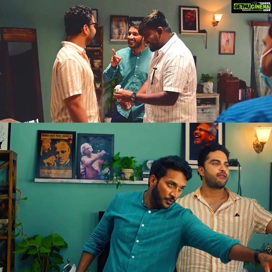 Sathish Krishnan Instagram - Some wow memories #oridevuda #gundellona @vishwaksens @ashwath_marimuthu best combo