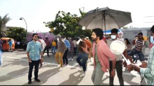 Sathish Krishnan Instagram - Loved working on this song #jessica from #prince . Total fun and laugh riot while shooting thanks for the wonderful memories @sivakarthikeyan @manojinfilm @anudeepkvdirector @musicthaman @utharamenonstyling . And hugs to all the lovey hearts who still vibing for this song. ENJOY. 8 pics