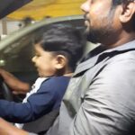 Satna Titus Instagram - Last night long drive with my sweet hearts...🥰🥰❤❤ #reyhankarthik #familytime #myheartbeats