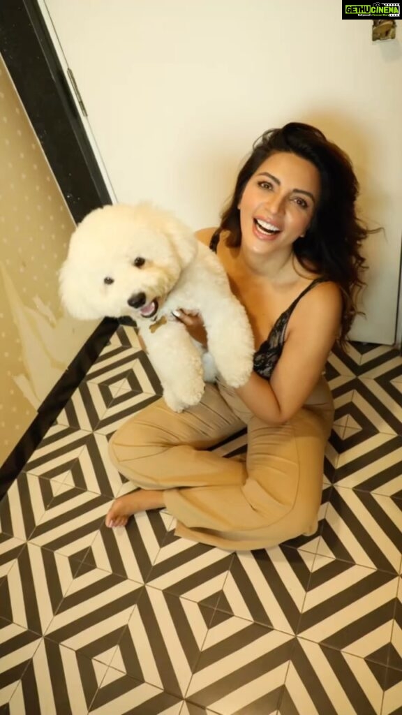 Shama Sikander Instagram - You have changed my life completely since the moment you stepped your first foot in our home my baby #casper …. You are a true blessing and I can’t be grateful enough for you….🧿🧿🙏🏻🙏🏻😇😇😇 #iloveyou #iloveyousomuch #myfurrybaby #mypuppy #whitefurpuppy #bitchonfrise #myfirst #puppy #puppylove ♥️😇