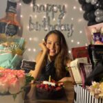 Shanvi Srivastava Instagram - Humbled by all the wishes that keep multiplying every year! I'm really lucky to have you guys! 🙏🏼 Wish I could return your love 10 folds but all I can say is thank you for making my birthday very very special and thank you for all the love! ❤️ . . . #birthday #birthday2022 #birthdaygirl #happybirthdaytome #somuchlove #somuchcake #birthdaycake #humbled #feelinggrateful #shanvi #shanvisrivastava #shanvisri #makingmemories #forever #whatanight❤️ #thankyou #lotsoflove #birthdaywishes Mumbai, Maharashtra