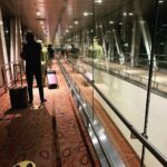 Shefali Jariwala Instagram - One of the busiest airports in the world #mumbaiairport , never looked so deserted before...lifeless I can say... this has been such a saddening travel experience... no hugs, no kisses, no enthusiasm... only fear. I pray to god it all becomes normal soon... but then wondering , maybe this is the new normal.... and it’s time to accept it 💔 ... hope not ! #airportdiaries #socialdistancing #coronapocalypse #besafe #sad #hopeful #travelgram