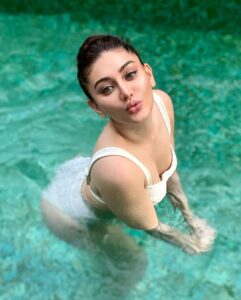 Shefali Jariwala Instagram - It's Wednesday. Take a break….
#pooltimefun 
.
.
.
#wednesdaymood #pooltime #summer #love #summertime #goodvibes #waterbaby #mermaid #positivevibesonly #instalike #chill #beattheheat