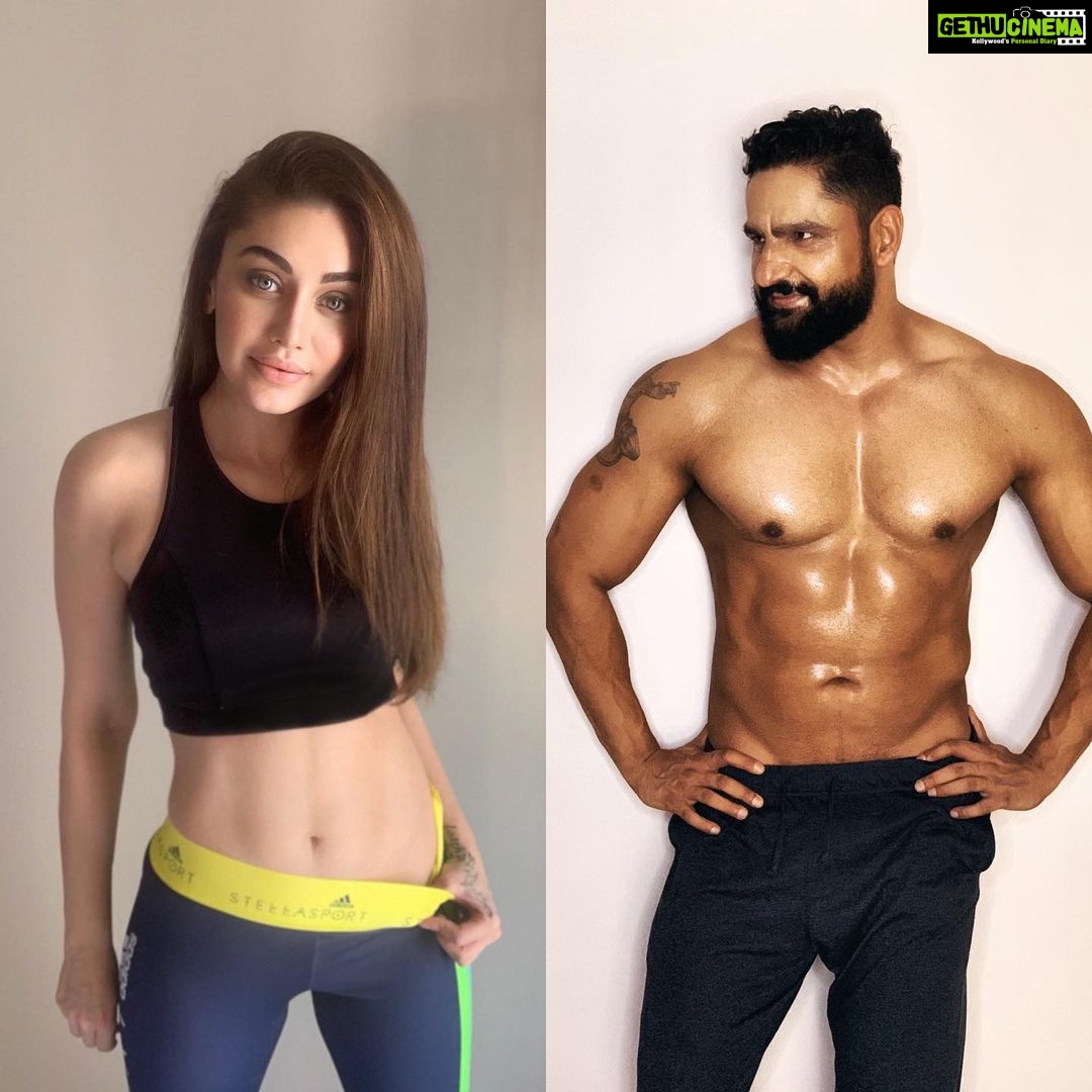 Shefali Jariwala Instagram - Feeling fit ! #fitness #motivation . . . #fitnessjourney #gymlover #couplegoals #healthylifestyle #positivity #workhard #trainhard #nopainnogain #strongnotskinny #instafit