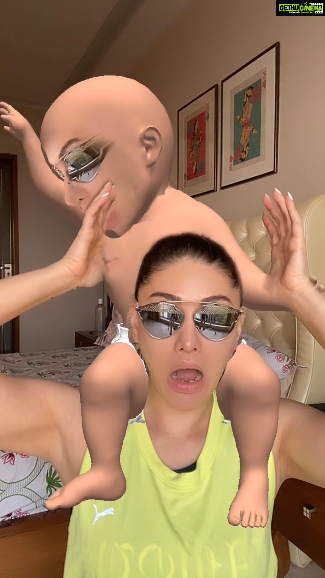 Shefali Jariwala Instagram - #reelitfeelit #minime #timepass #funnyreels #reelsindia #reelsvideo #baby #lol