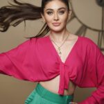 Shefali Jariwala Instagram - I never met a color I didn’t like ! ❤️❤️❤️ #color #lover 📸 @dieppj 👗 @pyumishra Outfit @in.urbansuburban Neck piece @mozaati Ring @the_bling_girll Heels @officialsomethingi 💄👩‍🦰 @makeup.yasmin . . . #colorblock #trend #ootd #instafashion #chic #sassy #thurday #picoftheday #instapic