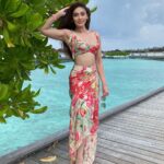 Shefali Jariwala Instagram - Chasing dreams... #wanderlust #travelgram Wearing @gopivaiddesigns . . . #maldives #vacay #oceanlove #summervibes #summer #picoftheday #instapic #classy #kandimamaldives Kandima Maldives