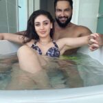 Shefali Jariwala Instagram - Us ! @paragtyagi #kandimamaldives . . . #couplegoals #romantic #wanderlust #travelgram #vacay #love #waterbabies #relax #sunday #pic #goodvibes Kandima Maldives