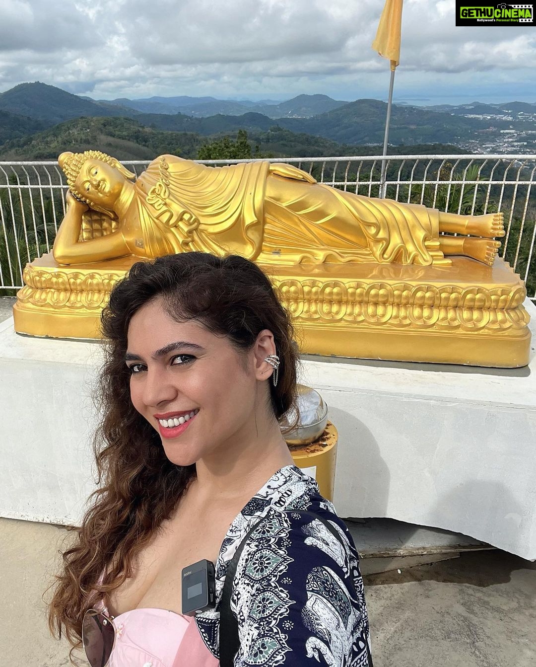 Sherin Instagram - Thailand was a success! I want to squeeze in one trip before the year ends, where should I go? #sherin #thailand #travel #phuket #bigbuddha #love #beach #beachbum #sea #salt #biggboss #biggbosstamil Phuket Big Buddha