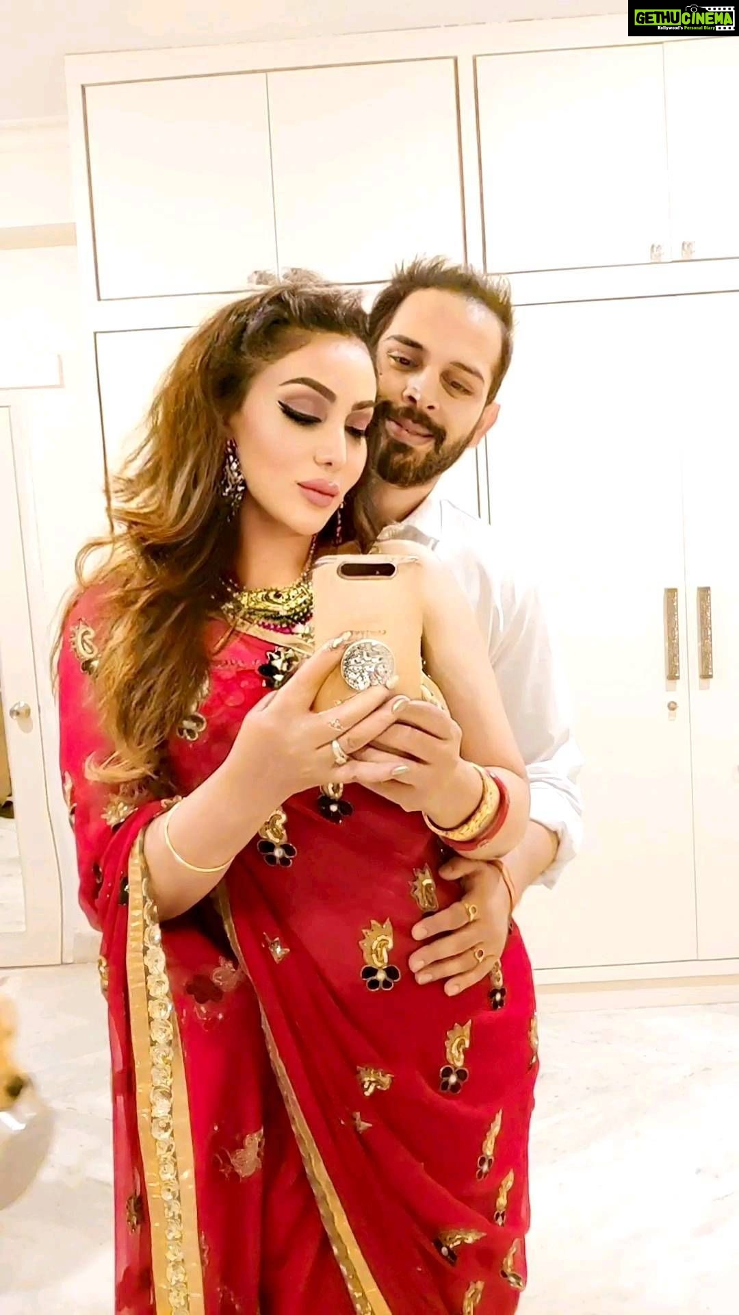 Shilpi Sharma Instagram - Celebrating #karwachauth was special . May our bond get stronger each day. ❤
