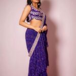 Shivathmika Rajashekar Instagram - 🤷🏻‍♀️💁🏻‍♀️ Styled by @officialanahita Outfit: @Issadesignerstudio Earrings: @sara.costumejewellery Pic: @they_call_me_keshu