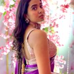 Shivathmika Rajashekar Instagram - 💜✨ Wearing @sashivangapallicouture Jewellery @orafojewels