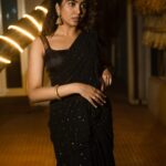 Shivathmika Rajashekar Instagram – Wore this dress for a little drama 😏
Wearing @nallamz 
Styling by @priyankaarik
Jewellery @arikatelier 
📸 @ijoshuamatthew