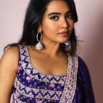 Shivathmika Rajashekar Instagram - 😈🤷🏻‍♀️ Styled by @officialanahita Outfit: @Issadesignerstudio Earrings: @sara.costumejewellery Pic: @they_call_me_keshu